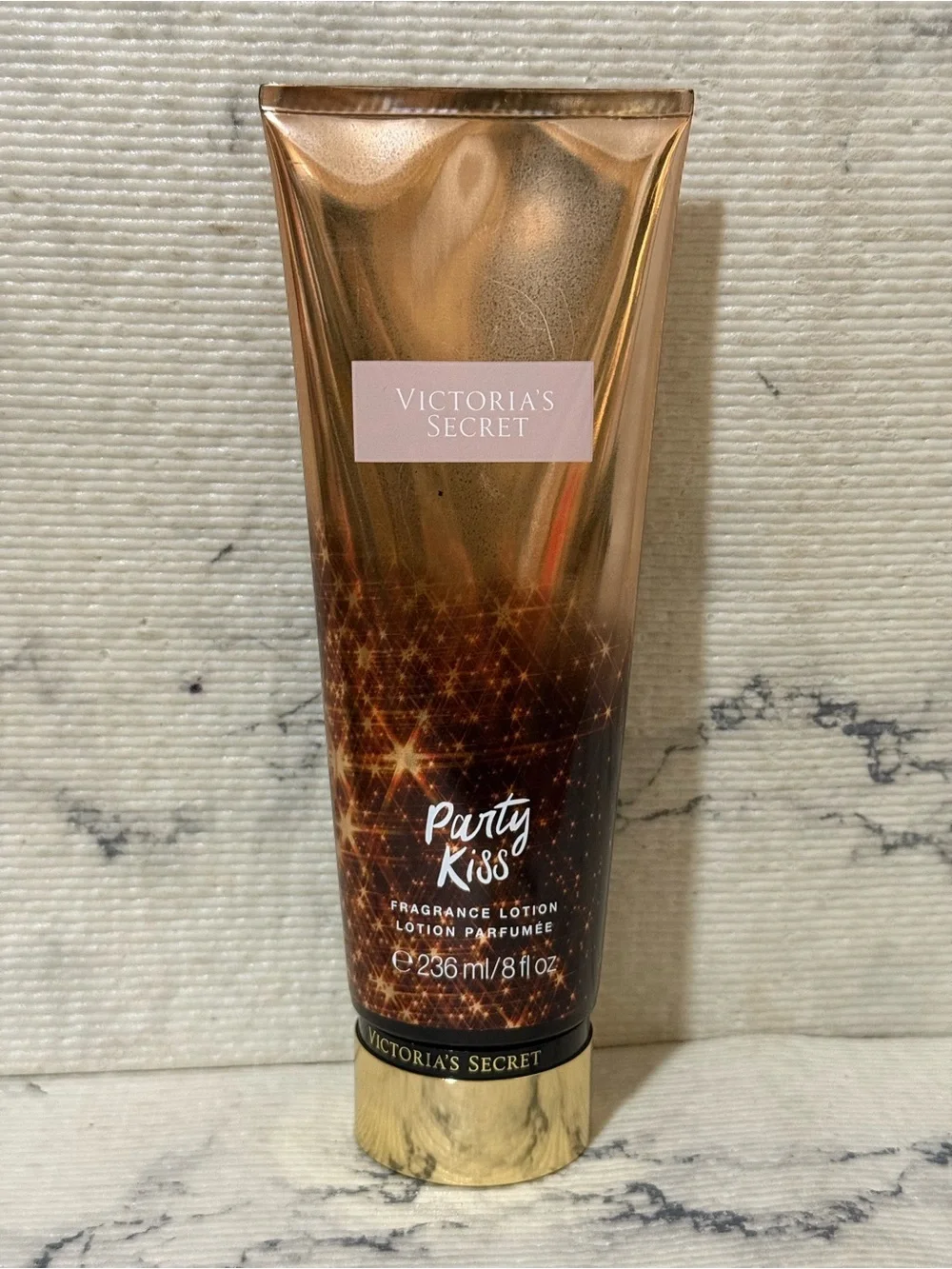 Victoria's Secret Party Kiss Fragrance Lotion - Gold